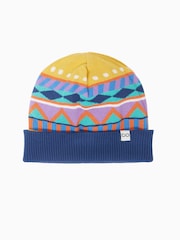 Frugi Blue Voyager Reversible Hat - Image 2 of 4