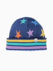 Frugi Blue Voyager Reversible Hat - Image 3 of 4