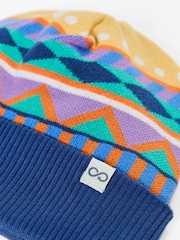 Frugi Blue Voyager Reversible Hat - Image 4 of 4