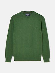Joules Jarvis Green Crew Neck Knitted Jumper - Image 7 of 7