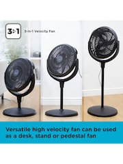 Black & Decker White 16 Inch High Velocity Power Stand Fan - Image 3 of 8