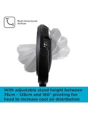 Black & Decker White 16 Inch High Velocity Power Stand Fan - Image 7 of 8