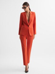 Reiss Orange Celia Slim Fit Wool Blend Suit Trousers - Image 3 of 5