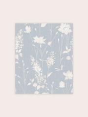 Laura Ashley Chalk Blue Dragonfly Garden 10M Wallpaper - Image 3 of 4