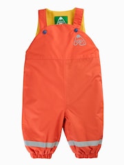 Frugi Orange Little Waterproof Dungarees - Image 1 of 4