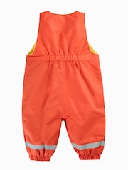 Frugi Orange Little Waterproof Dungarees - Image 2 of 4
