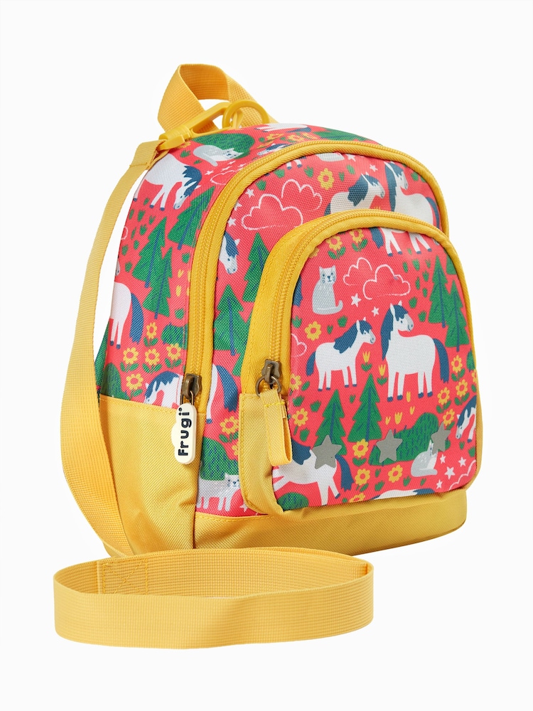Różowy - Frugi Little Adventurers Backpack - Obraz 1 z 4 Różowy - Frugi Little Adventurers Backpack - Obraz 1 z 4