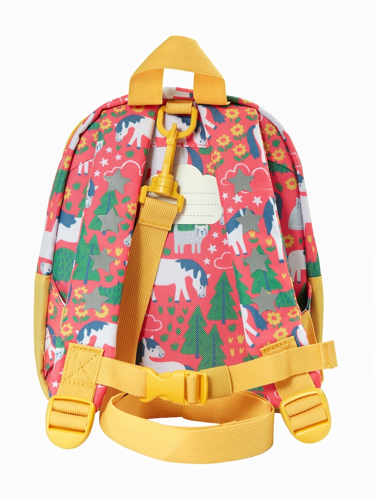 Różowy - Frugi Little Adventurers Backpack - Obraz 2 z 4 Różowy - Frugi Little Adventurers Backpack - Obraz 2 z 4