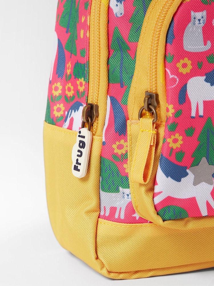 Różowy - Frugi Little Adventurers Backpack - Obraz 4 z 4 Różowy - Frugi Little Adventurers Backpack - Obraz 4 z 4