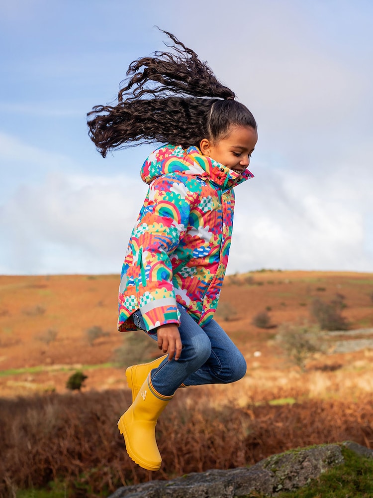 Frugi Teal Blue Waterproof Snow and Ski Coat - Image 2 of 8 Frugi Teal Blue Waterproof Snow and Ski Coat - Image 2 of 8