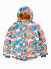 Frugi Teal Blue Waterproof Snow and Ski Coat - Image 4 of 8