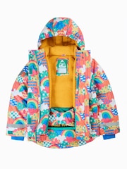 Frugi Teal Blue Waterproof Snow and Ski Coat - Image 6 of 8