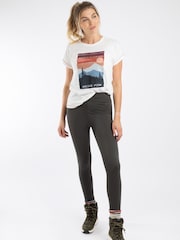 Gris - Leggings de cintura alta Weird Fish Lilliane - Imagen 3 de 6