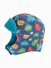 Frugi Blue Playtime Trapper Hat - Image 1 of 3