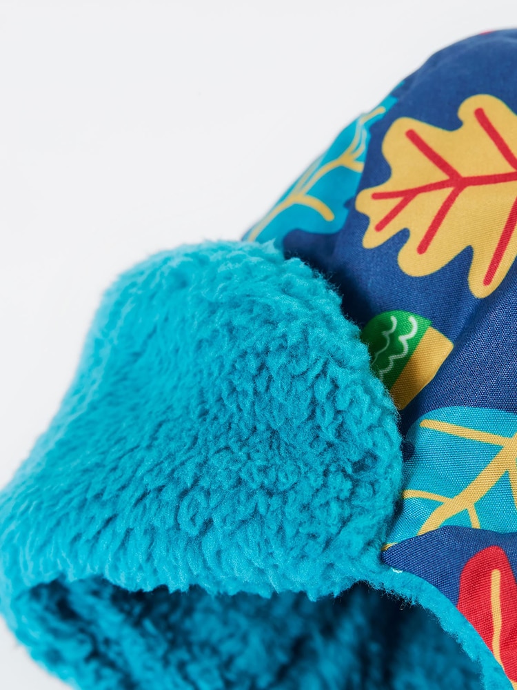 Frugi Blue Playtime Trapper Hat - Image 3 of 3 Frugi Blue Playtime Trapper Hat - Image 3 of 3