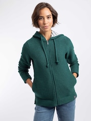 Vert - Sweat-shirt à capuche zippé macaroni Chicoa Weird Fish - Image 2 de 8