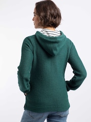 Vert - Sweat-shirt à capuche zippé macaroni Chicoa Weird Fish - Image 3 de 8