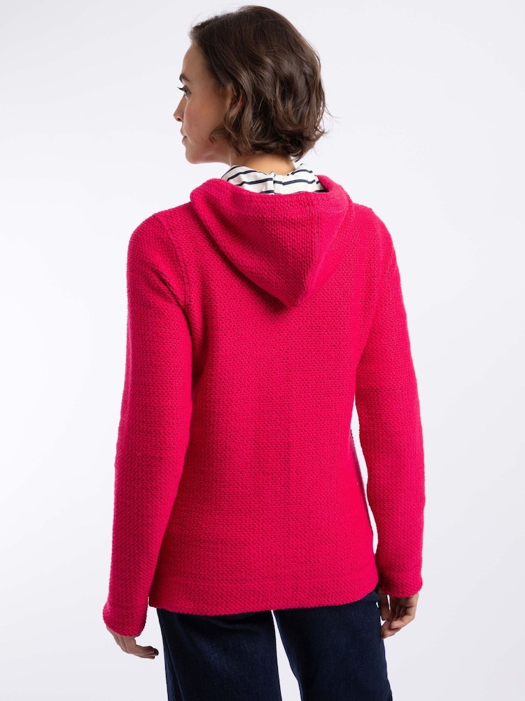 Rouge - Sweat-shirt à capuche zippé macaroni Chicoa Weird Fish - Image 2 de 8 Rouge - Sweat-shirt à capuche zippé macaroni Chicoa Weird Fish - Image 2 de 8