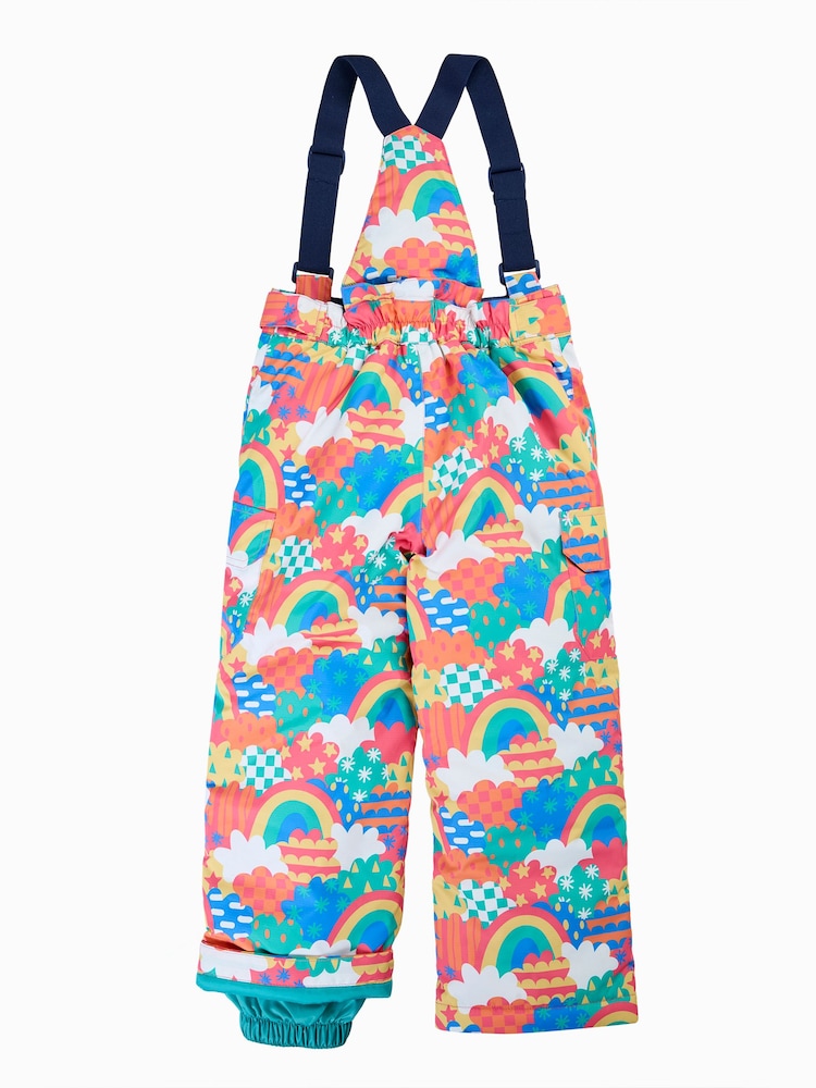 Petrolblau - Frugi Waterproof Snow And Ski Salopettes Trousers - Bild 2 von 4