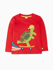 Frugi Red Ebb Applique Top - Image 2 of 4
