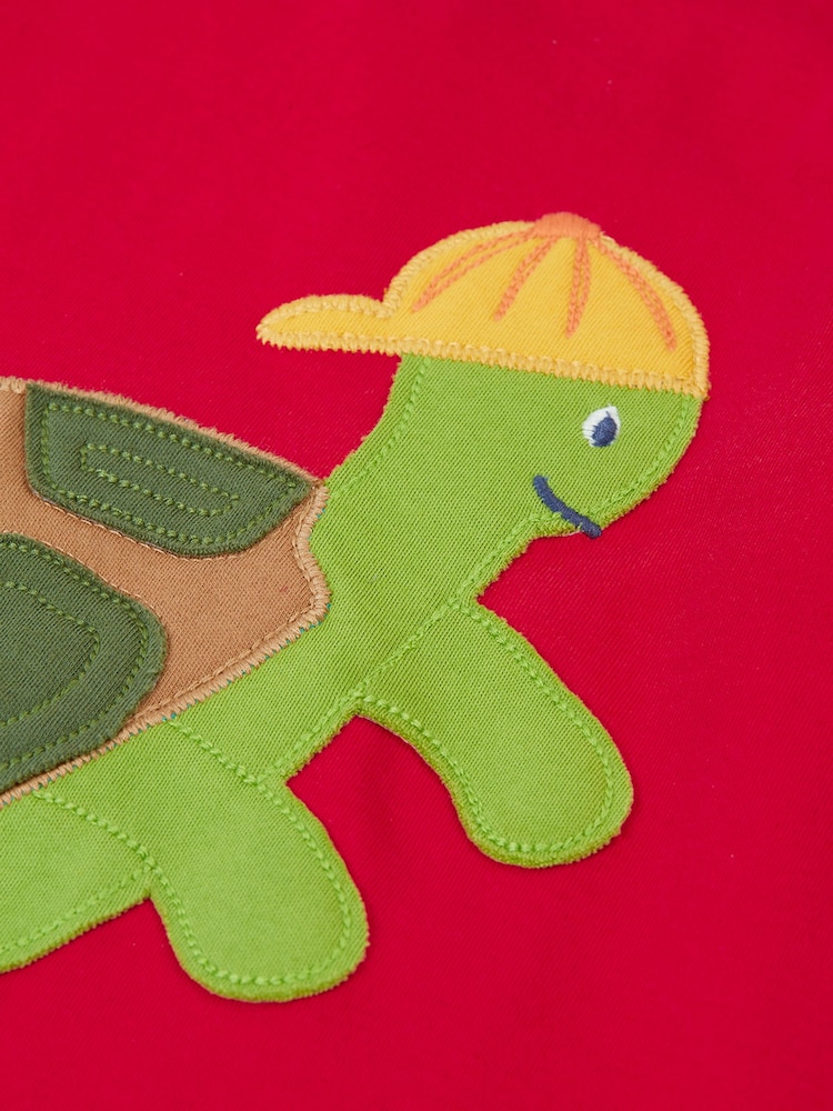 Frugi Red Ebb Applique Top - Image 4 of 4 Frugi Red Ebb Applique Top - Image 4 of 4