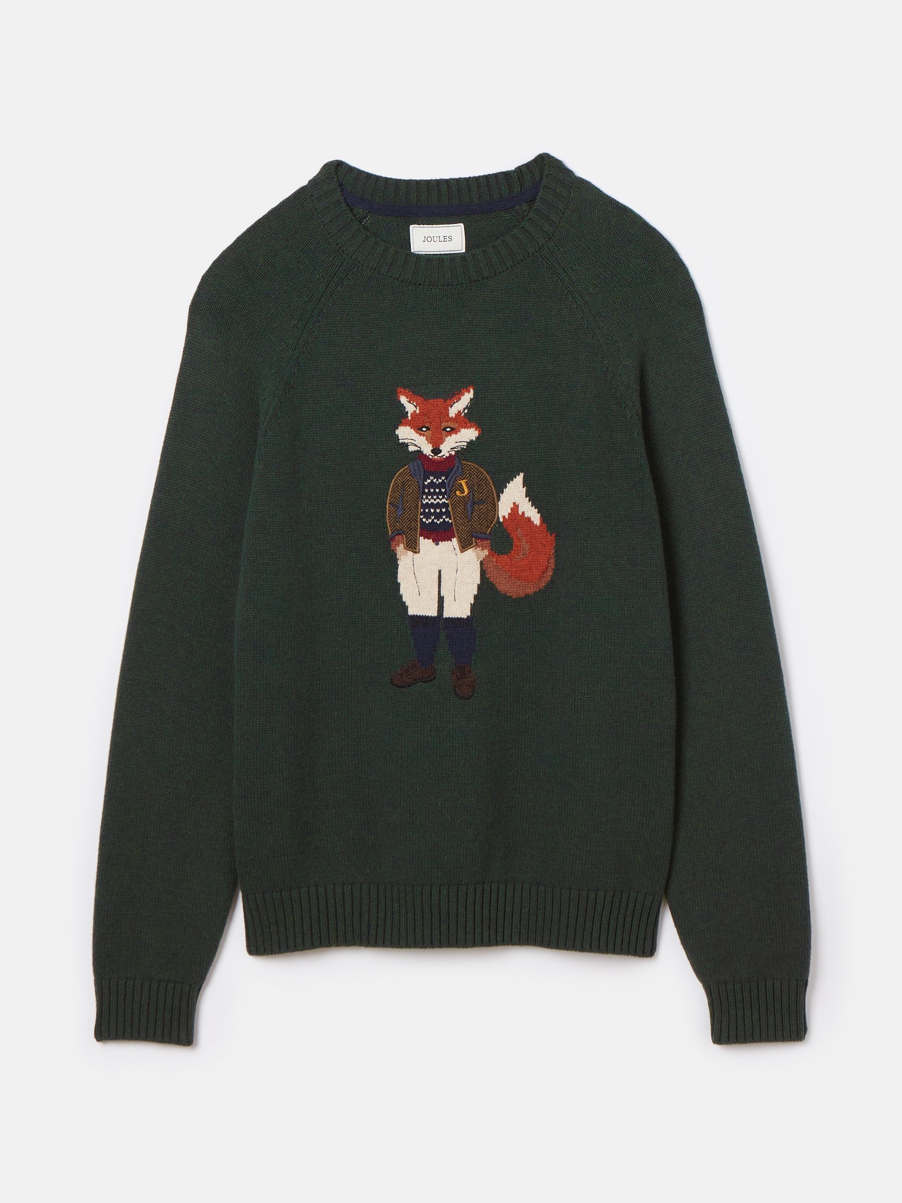 Buy Joules Jonty Green Intarsia Crew Knit Jumper from Next Luxembourg