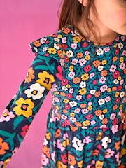 Frugi Blue Nivitha Skater Dress - Image 2 of 5