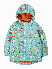 Μπλε - Waterproof Printed Puddle Buster Coat - Εικόνα 1 του 6
