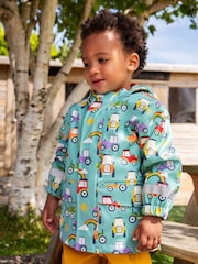 Μπλε - Waterproof Printed Puddle Buster Coat - Εικόνα 2 του 6