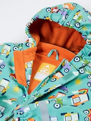 Μπλε - Waterproof Printed Puddle Buster Coat - Εικόνα 5 του 6