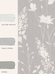Laura Ashley Steel Dragonfly Garden 10M Wallpaper - Image 4 of 4