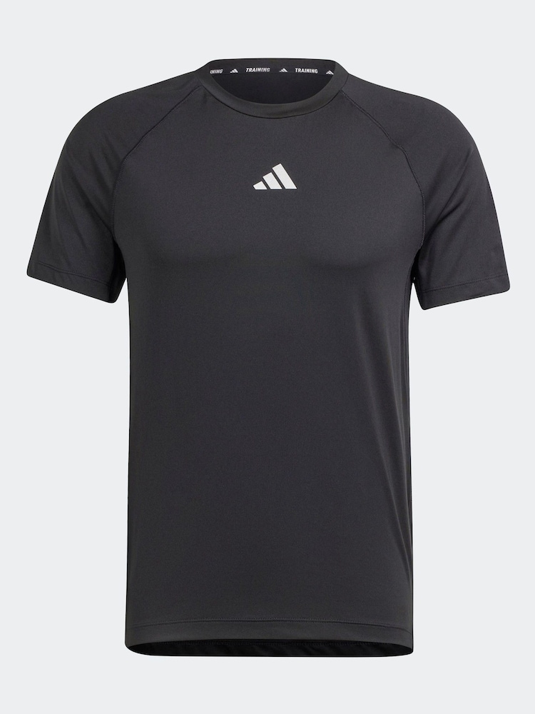 adidas Black Gym+Training T-Shirt - Image 7 of 7 adidas Black Gym+Training T-Shirt - Image 7 of 7