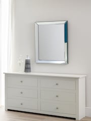 Julian Bowen Surf White Radley 6 Drawer Chest - Image 1 of 3