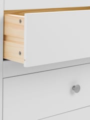 Julian Bowen Surf White Radley 6 Drawer Chest - Image 2 of 3