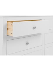 Julian Bowen Surf White Radley 6 Drawer Chest - Image 6 of 8