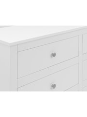 Julian Bowen Surf White Radley 6 Drawer Chest - Image 7 of 8