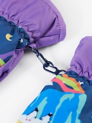 Lila - Frugi Snow and Ski Mittens Gloves - Bild 3 von 4