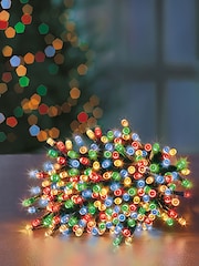Premier Decorations Ltd Rainbow 1000 LED Super Bright Timer Christmas Line Lights 80M - Image 1 of 4