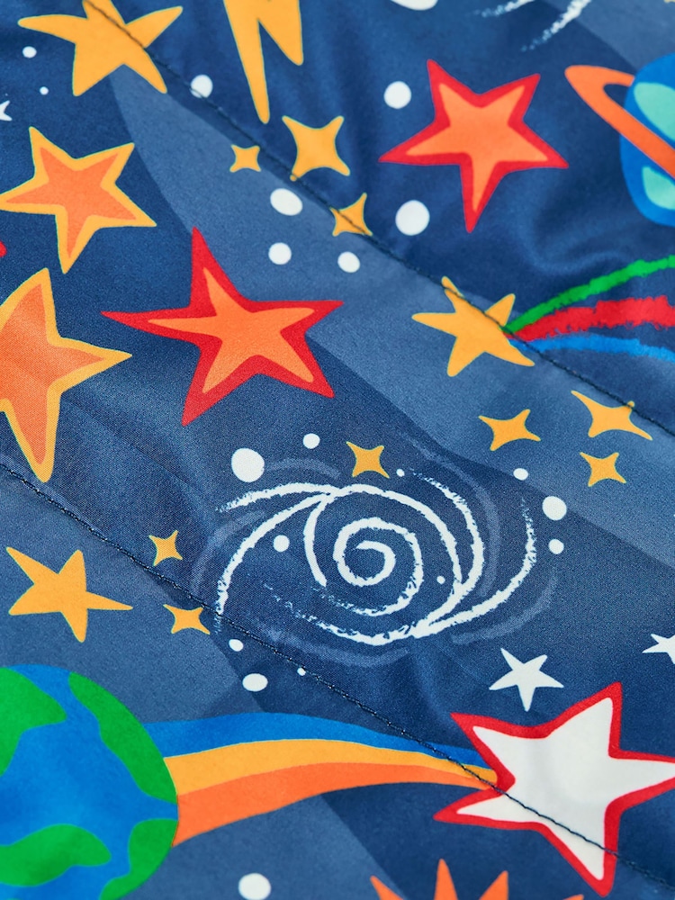 Frugi Blue Reversible Toasty Trail Jacket - Image 5 of 5 Frugi Blue Reversible Toasty Trail Jacket - Image 5 of 5
