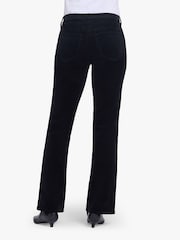 NYDJ Black Brooklyn Bootcut In Fine Wale Stretch Corduroy Trousers - Image 2 of 5