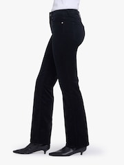 NYDJ Black Brooklyn Bootcut In Fine Wale Stretch Corduroy Trousers - Image 3 of 5