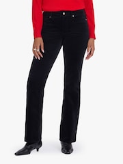 NYDJ Black Brooklyn Bootcut In Fine Wale Stretch Corduroy Trousers - Image 4 of 5