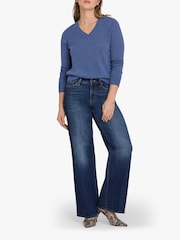 NYDJ Teresa Wide Leg Jeans With Side Tuxedo Stripes - Bilde 1 av 5