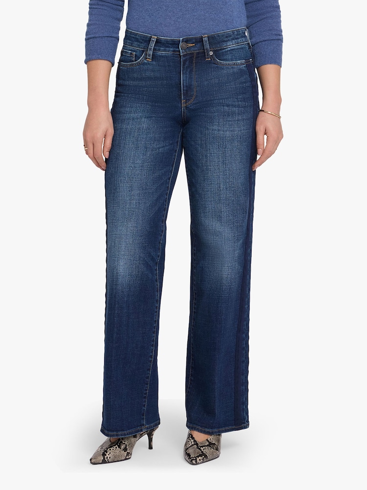 NYDJ Teresa Wide Leg Jeans With Side Tuxedo Stripes - Bilde 2 av 5