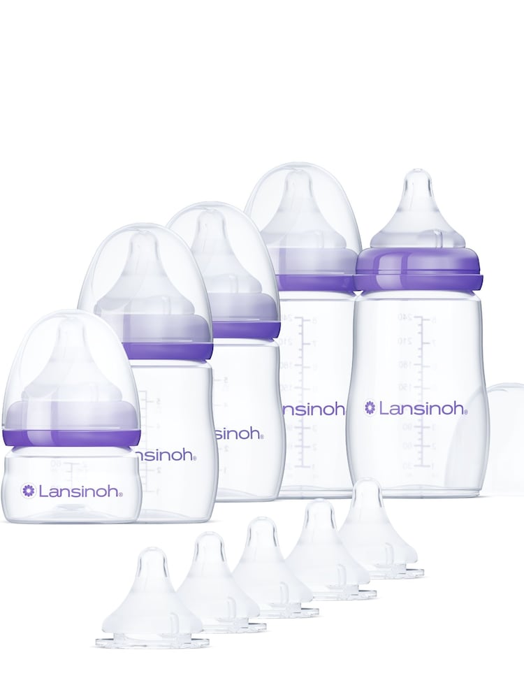 Lansinoh Feeding Bottle Starter Set - Image 1 of 1 Lansinoh Feeding Bottle Starter Set - Image 1 of 1
