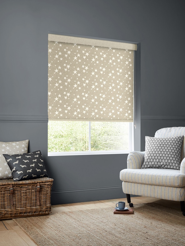 Emily Bond Linen St Maws Made to Measure Roller Blinds - Image 2 of 6