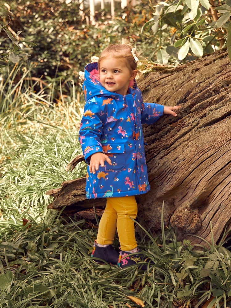 Azul cobalto dinosaurio - JoJo Maman Bébé Acogedora chaqueta impermeable - Imagen 1 de 10 Azul cobalto dinosaurio - JoJo Maman Bébé Acogedora chaqueta impermeable - Imagen 1 de 10