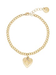 Caramel Jewellery London Gold Tone Chunky 'Cherish' Bracelet - Image 3 of 4