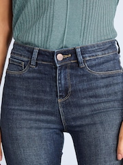 Dark Blue Power Stretch Denim Leggings - Image 4 of 6