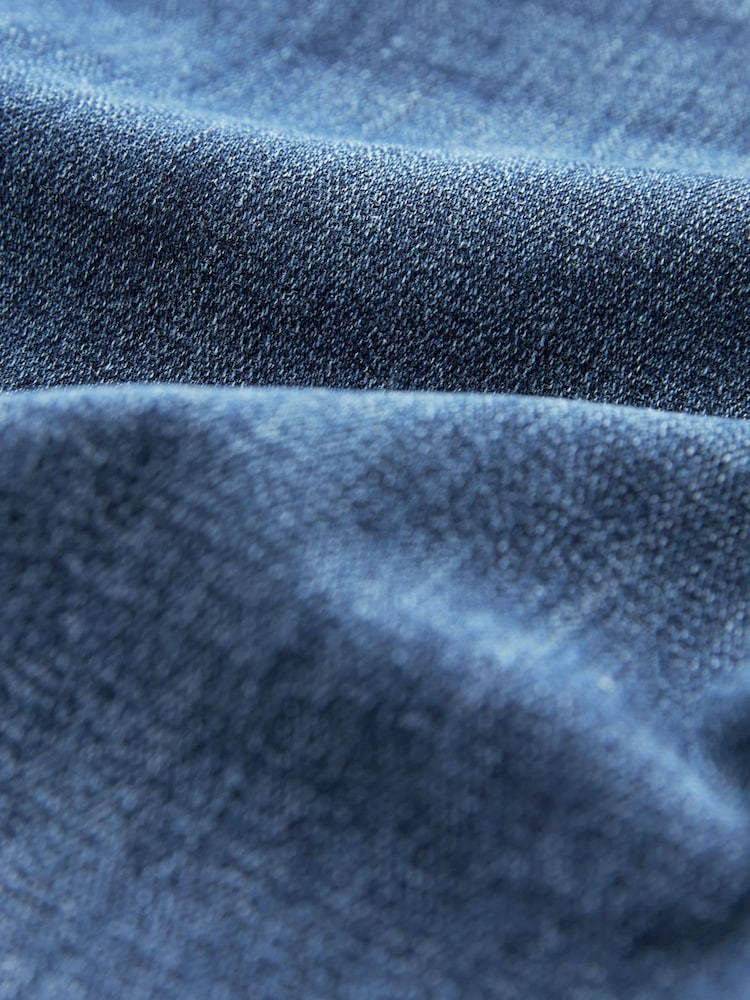 Dark Blue Power Stretch Denim Leggings - Image 6 of 6